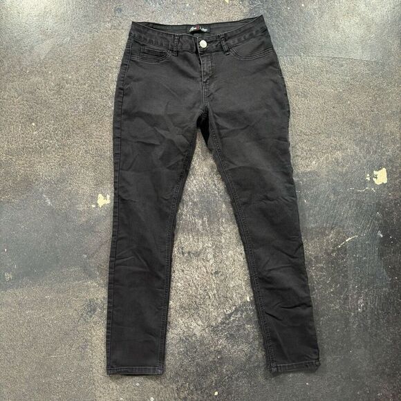 Love Indigo Women’s Classic Stretch Ankle Jeans Faded Black Size 8 Cotton Blend - Picture 1 of 14